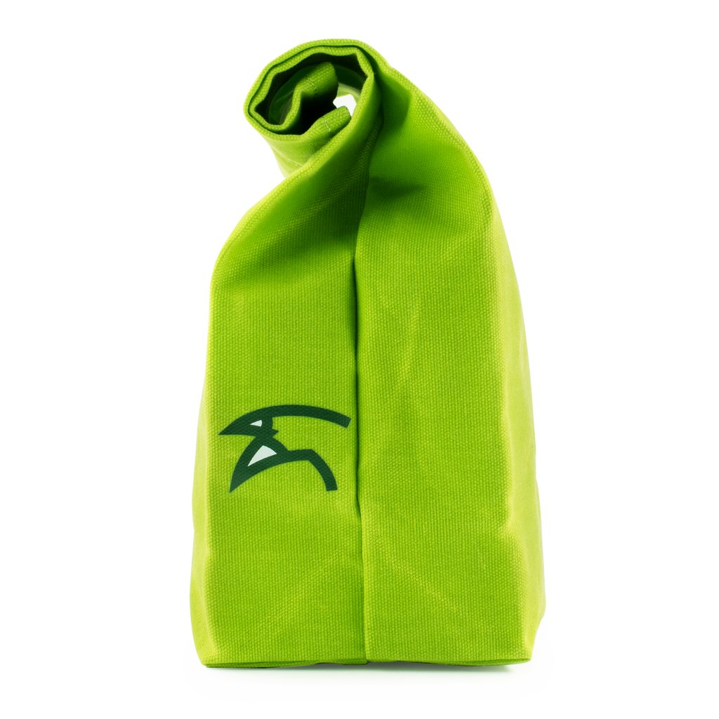 Waxed Canvas Lunch Bag T-Rex Bite Bag